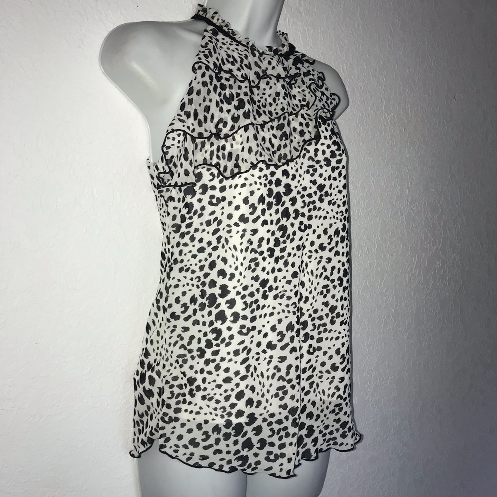 BCX Asymmetrical Ruffle Sleeveless Top S * - Picture 6 of 6